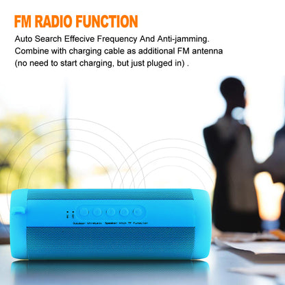 Portable Wireless Bluetooth Speaker-Black Colour