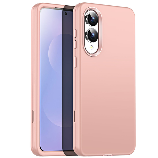 For Samsung Galaxy S25 Edge Shockproof Rose Gold