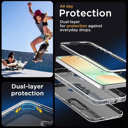For Samsung Galaxy S24 FE Case Clear Shockproof Heavy Duty  Phone Cover