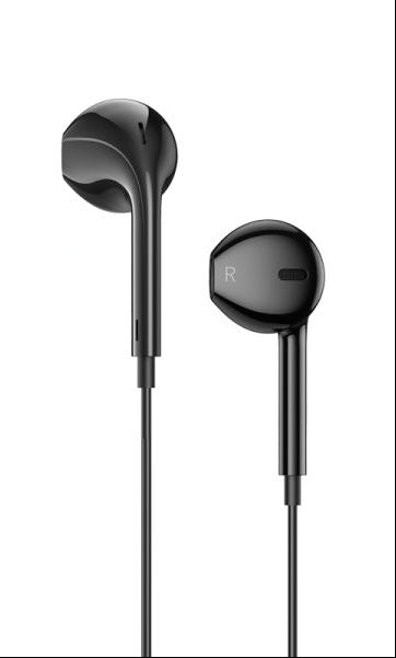 Handsfree Lightning Earphones Headphones Earbuds-Black