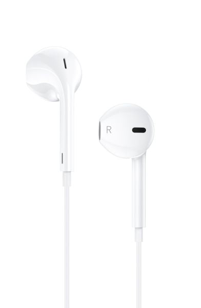 Handsfree Lightning Earphones Headphones Earbuds-White