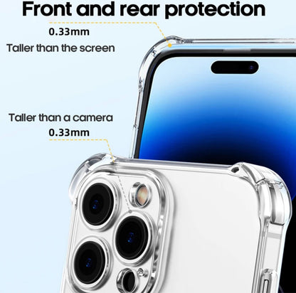 For iPhone 16 Pro Max transparent silicone case