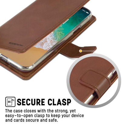 For iPhone 17 Pro Wallet Case Brown + 2 x Screen Protectors