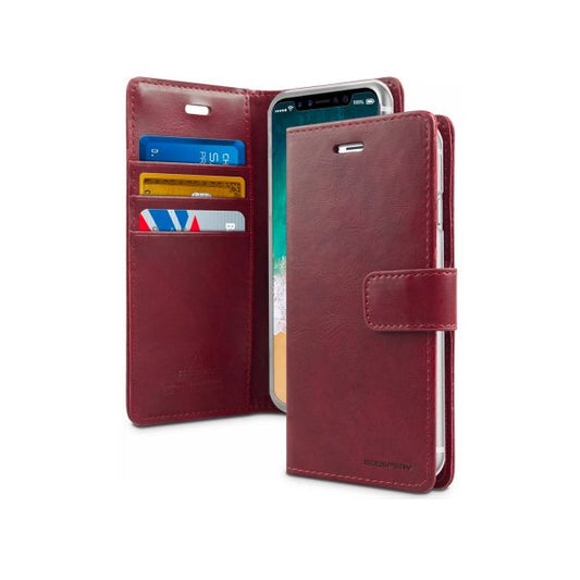 For iPhone 17 Pro Wallet Case[3 Card Slots]-Wine Colour