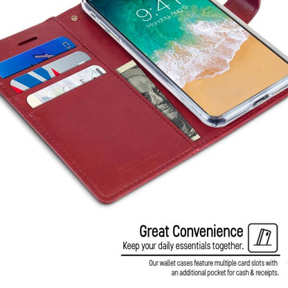 For iPhone 17 Pro Wallet Case[3 Card Slots]-Wine Colour