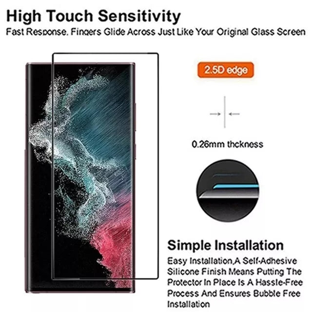 For Samsung S25 S24 S23 S22 S21 plus ultra A35/A55 A15 A05s  A36 A56 A16 A06  5G Tempered Glass Screen Protector