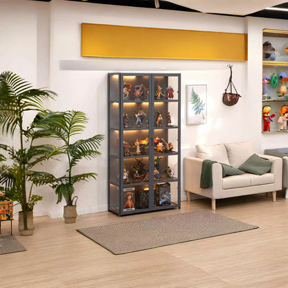 5 Tier Display Storage Cabinet Display Cabinet Showcase