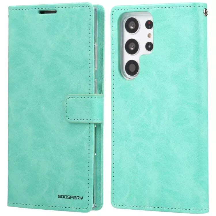 For Samsung Galaxy S25  Wallet Case with Card holder Mint  Flip Cover