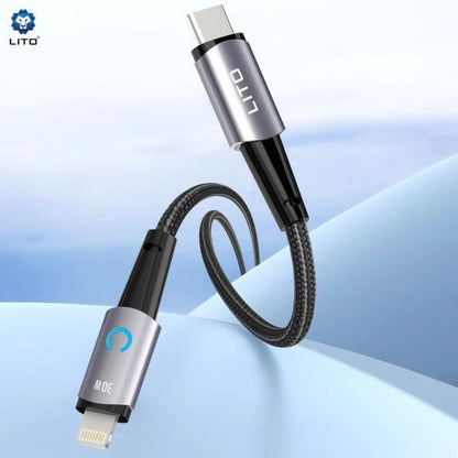 2 packs x Durable USB-C to Lightning Cable Fast Charging Cable-1.2m
