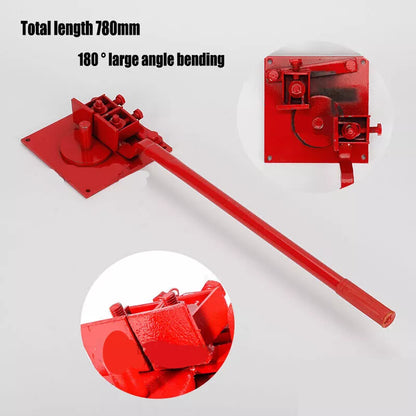 Portable 1-20mm Manual Steel Bender Machine Building Rebar Bar Bender
