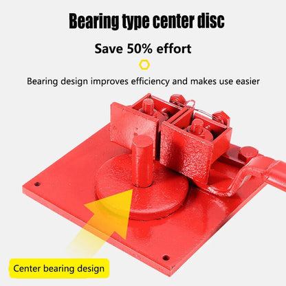 Portable 1-20mm Manual Steel Bender Machine Building Rebar Bar Bender