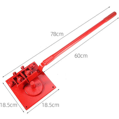 Portable 1-20mm Manual Steel Bender Machine Building Rebar Bar Bender
