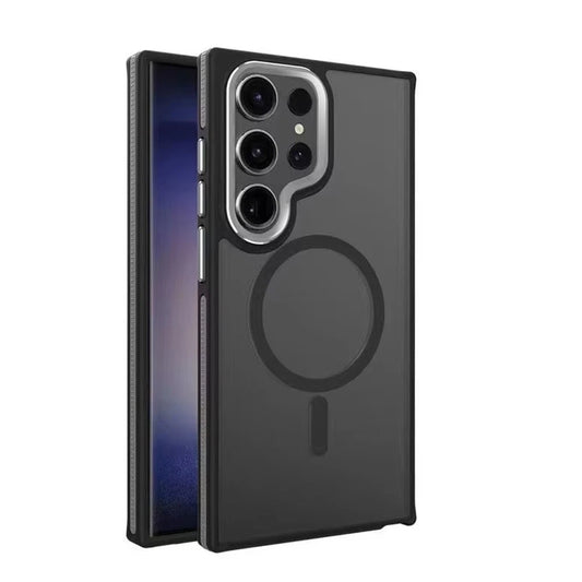 For Samsung Galaxy S25 Ultra Matte Magsafe Strong Magnetic Shockproof Phone Case