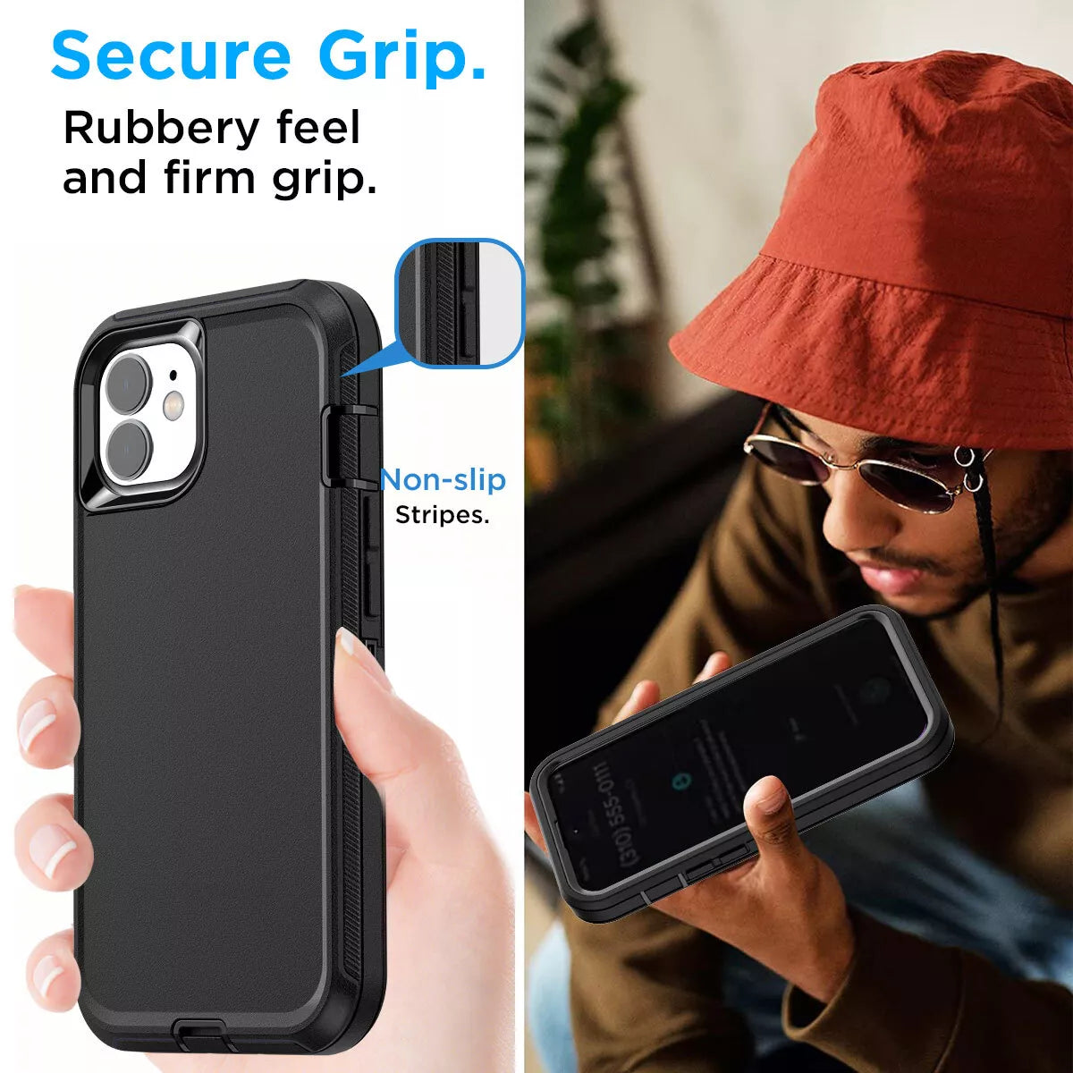 For iPhone 11 Shockproof heavy duty case Cover
