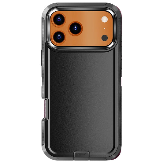 For iPhone 17 Pro Max Heavy duty Builder Case  Black