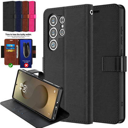 Premium Wallet Case For Samsung Galaxy S25 Ultra
