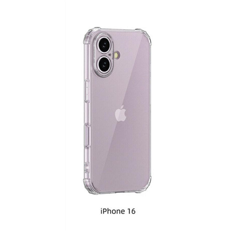 For iPhone 16 Gel clear case