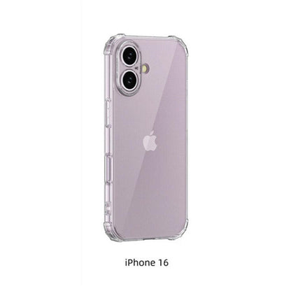 For iPhone 16 Gel clear case