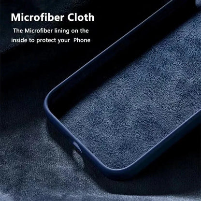 For iPhone 13 Pro shockproof case slim navy blue cover