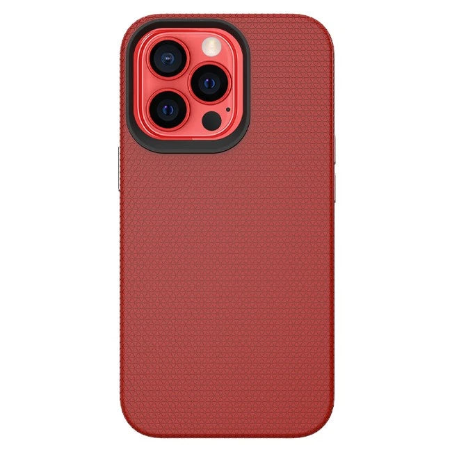 For iPhone 16 Pro Max Shockproof Case Rugged Red Case