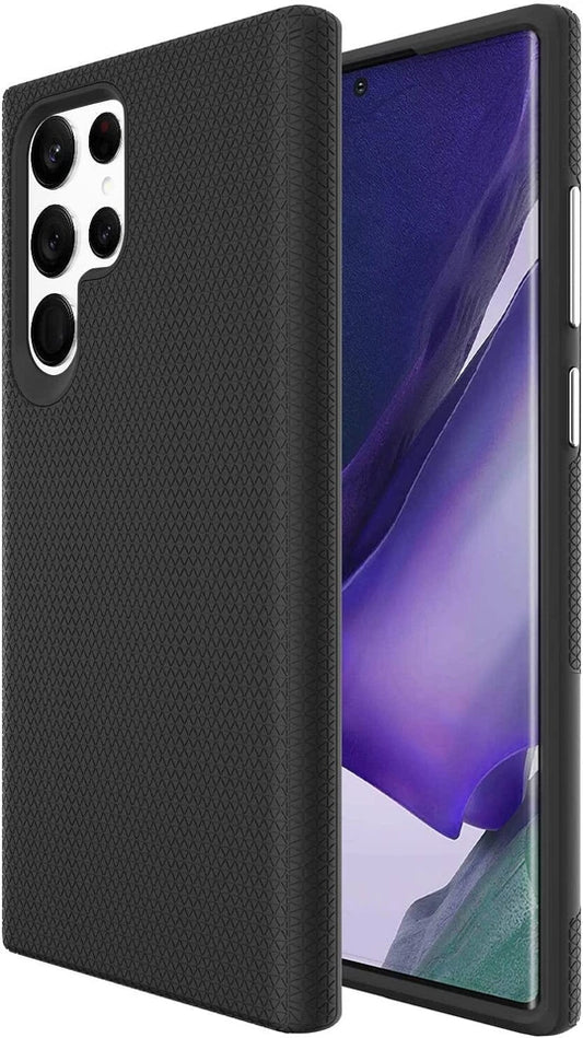 For Samsung Galaxy S23 Ultra  Shockproof Case Rugged Black