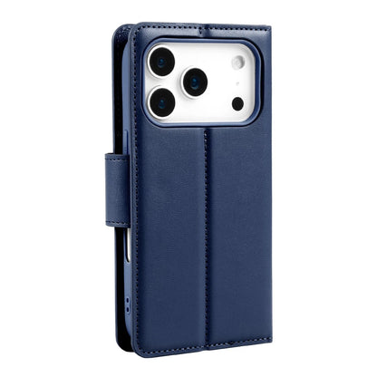 For iPhone 17 Pro Max Wallet Case Navy blue Colour Flip Cover