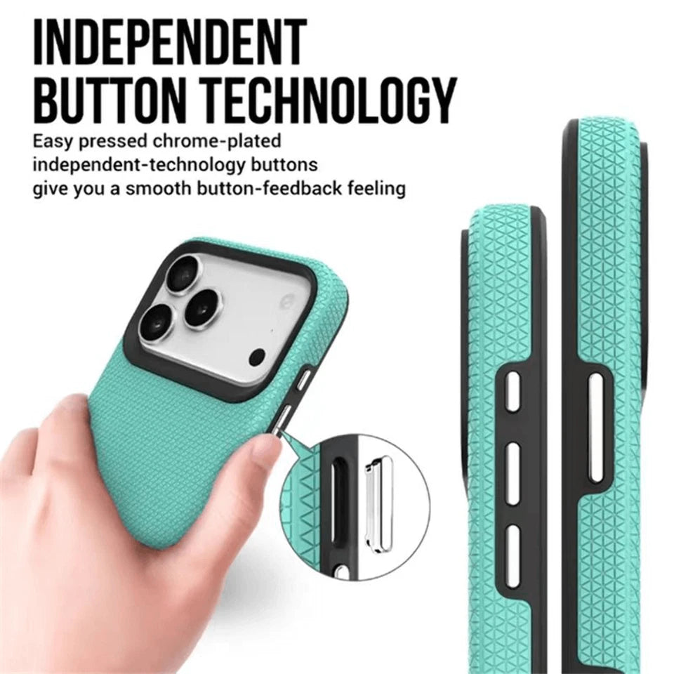For iPhone 17 Pro Max Shockproof Rugged Mint Case