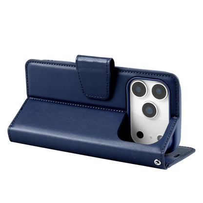 For iPhone 17 Pro Max Wallet Case Navy blue Colour Flip Cover
