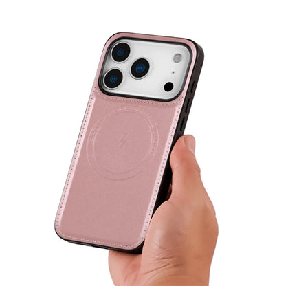 For iPhone 17 Pro Magnetic Detachable  Wallet Case Rose Gold