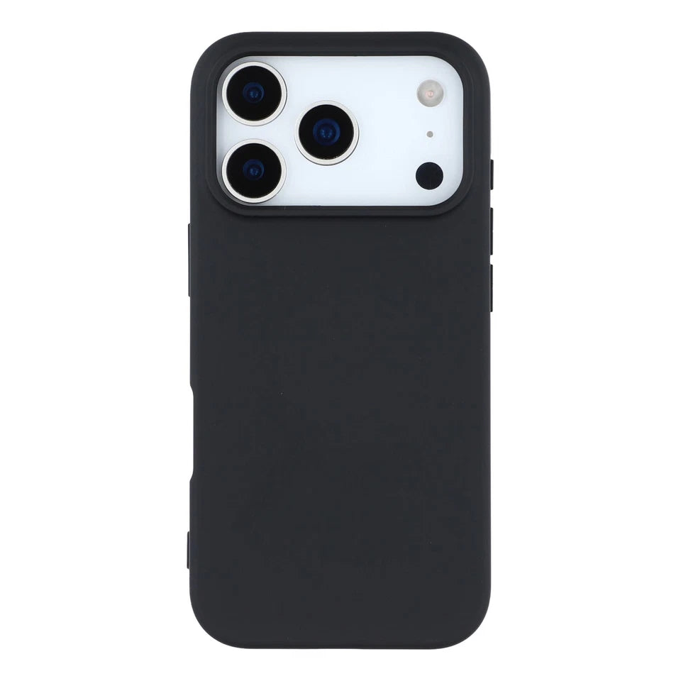 For iPhone 17 Pro Black Silicone case