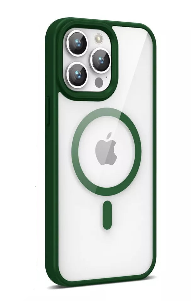 For iPhone 14 Pro Max Magsafe Case-Deep Green