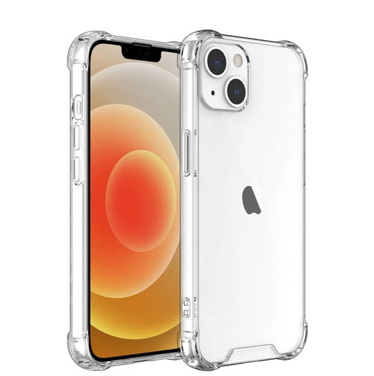 For iPhone 14 Clear Shockproof Bumper Hard Case