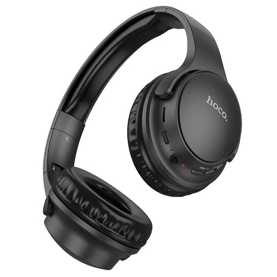 [Gift Under $100] Portable Compact Wireless Bluetooth Headphones - Black