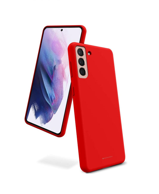 For Samsung Galaxy S22 Red Silicone Gel case